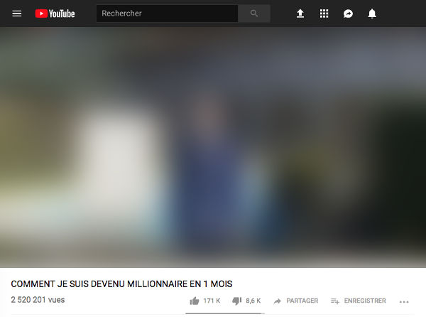 Youtube attention aux arnaques