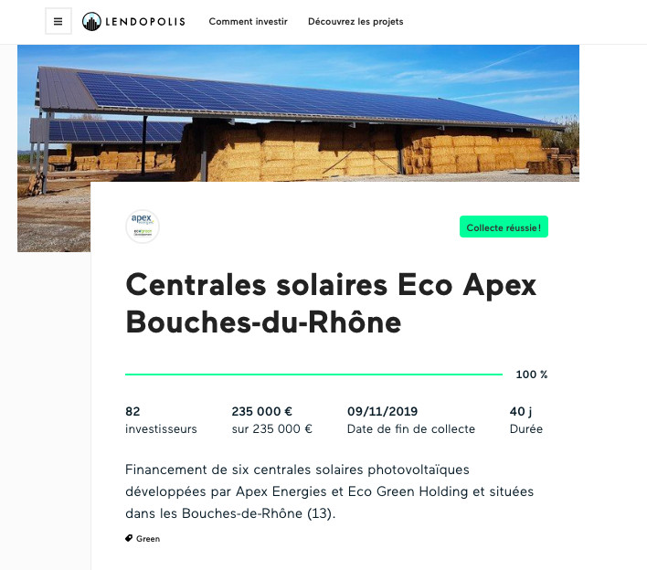 Projet Lendopolis