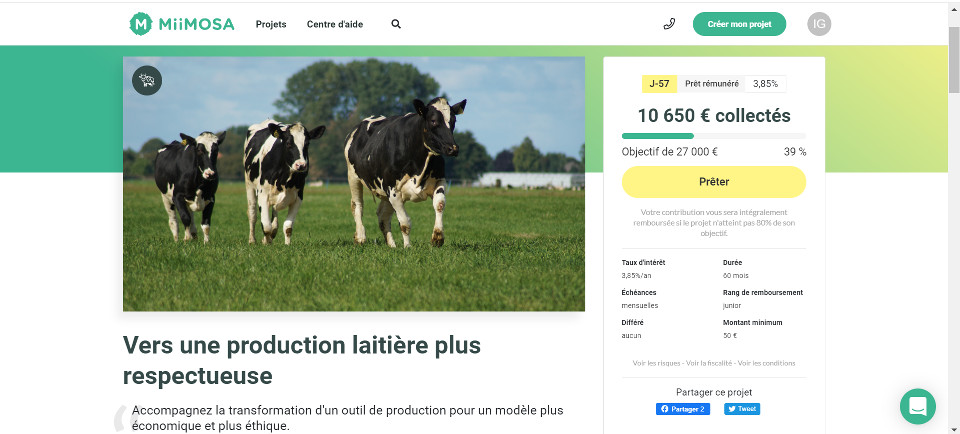 Exemple projet Miimosa
