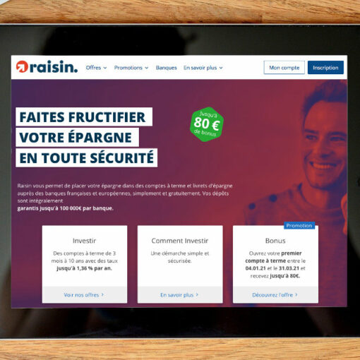 Avis Raisin compte à terme livret épargne