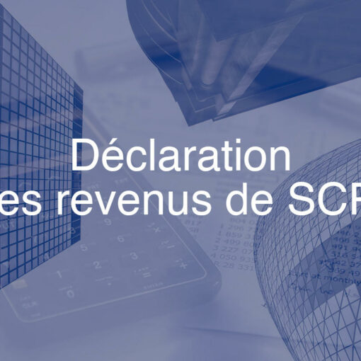 Déclaration des revenus de SCPI impôt