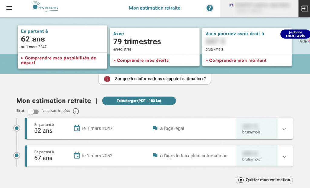 Préparer sa retraite à 50, 55, 60 ans estimer sa retraite future