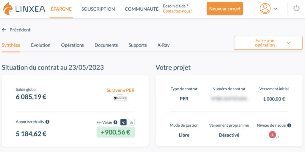 Ouvrir un PER individuel en ligne