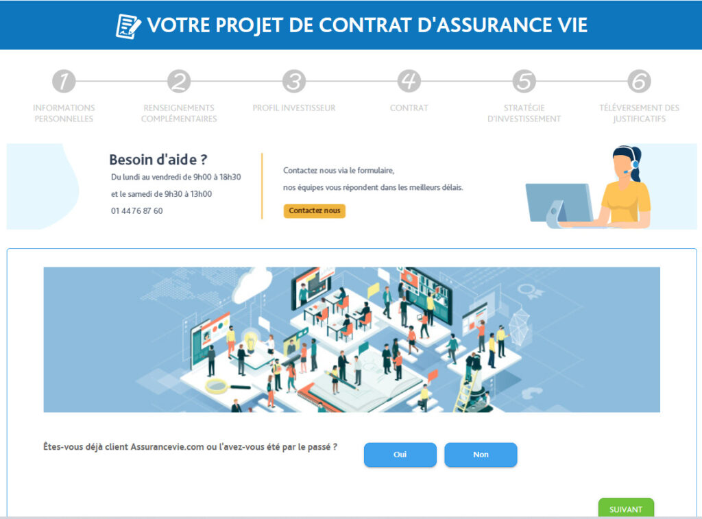 Ouverture Lucya Cardif assurance vie en ligne