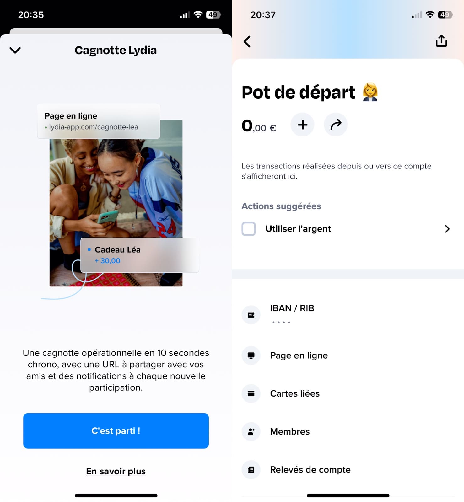 cagnotte Lydia