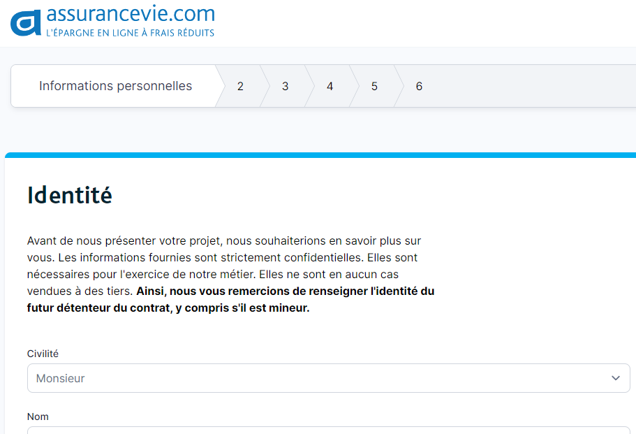 ouverture assurance vie mineur