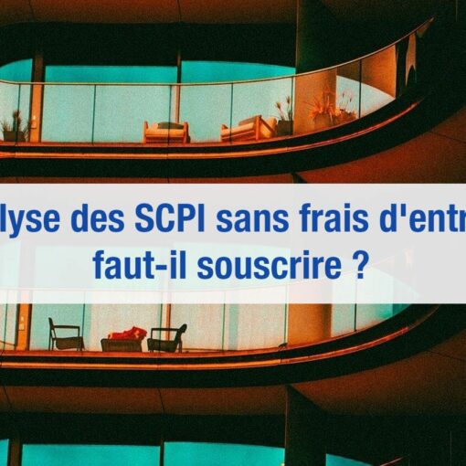 SCPI sans frais d'entrée