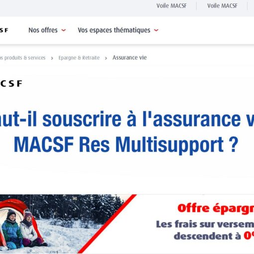macsf assurance vie avis