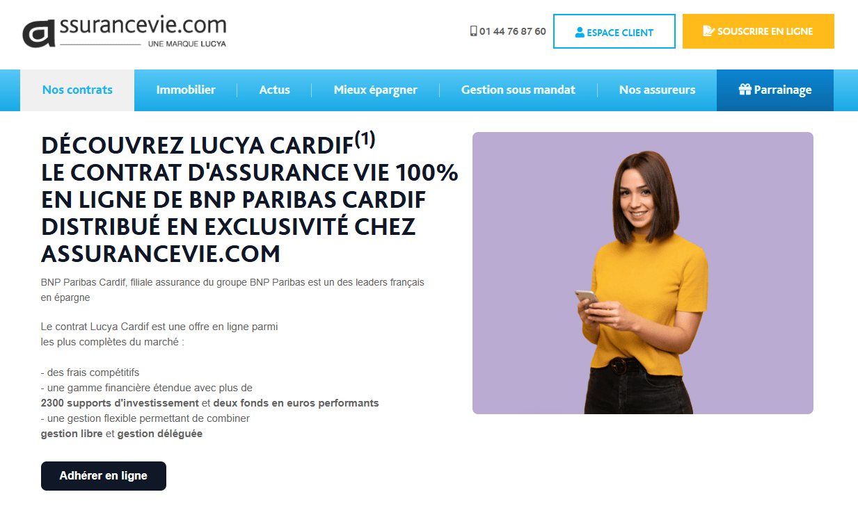 interface assurancevie.com lucya cardif