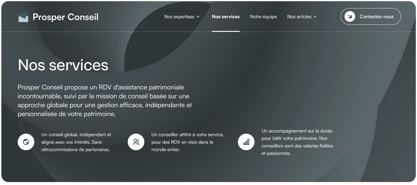 avis prosper conseil services